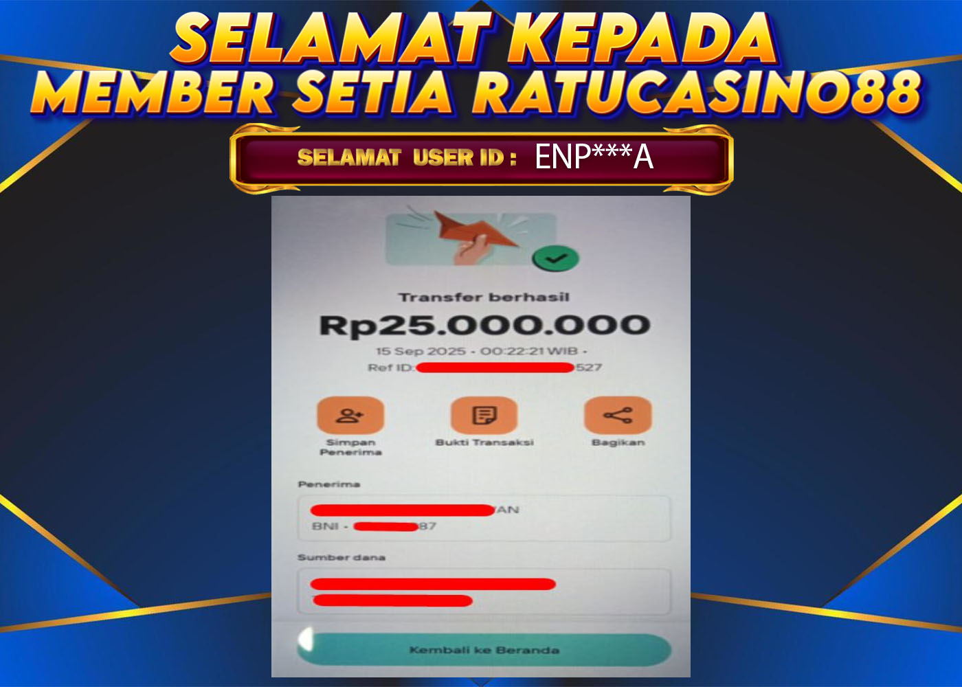 WITHDRAWAL MEMBER 57