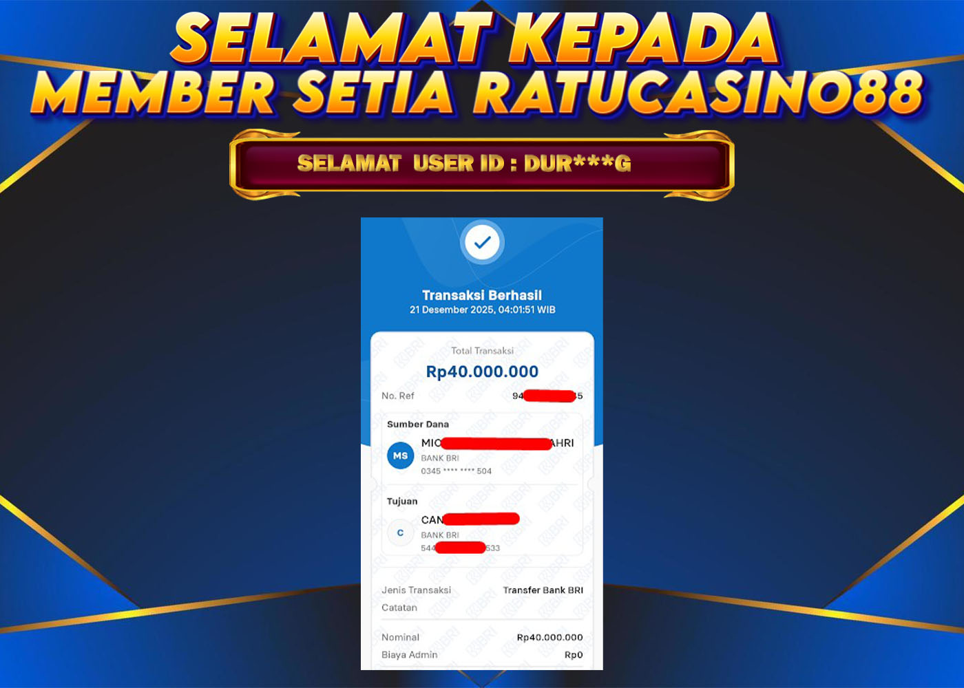 WITHDRAWAL MEMBER 165